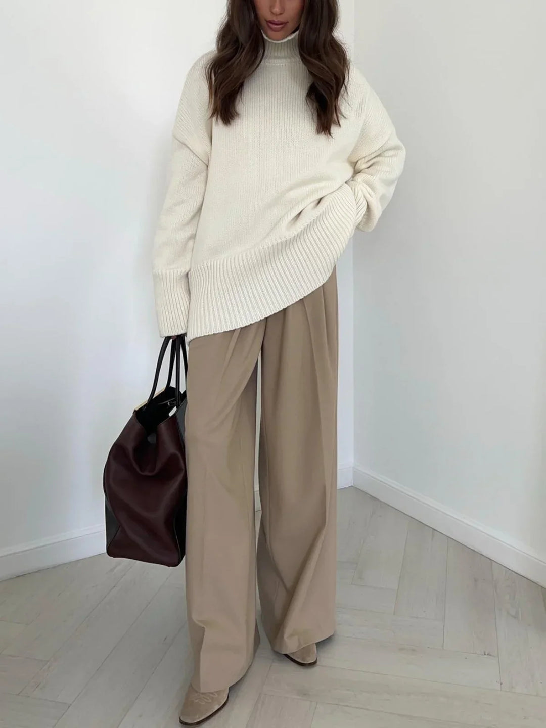 Charlie | Sweter z wysokim dekoltem