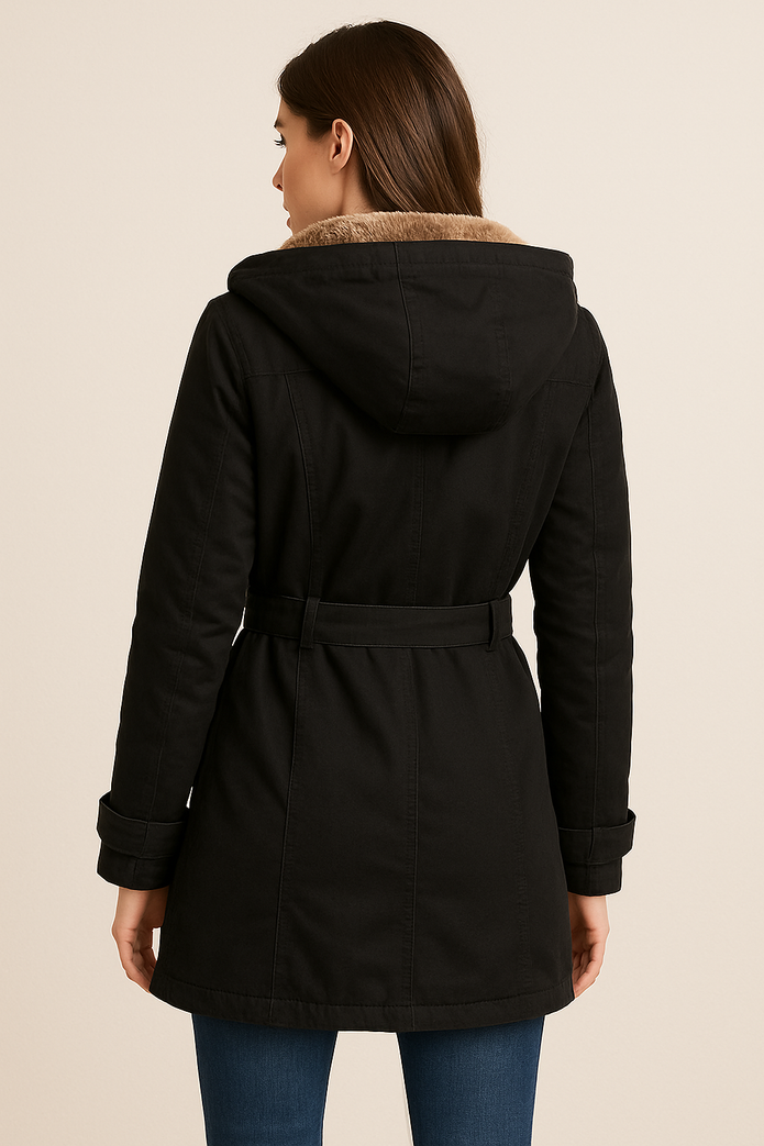 Luvanna | Damska Długa Zimowa Kurtka | Elegancka Ochrona przed Zimnem