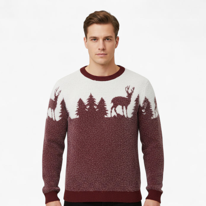 Filip | Męski sweter świąteczny Swetry Warschau Fashion