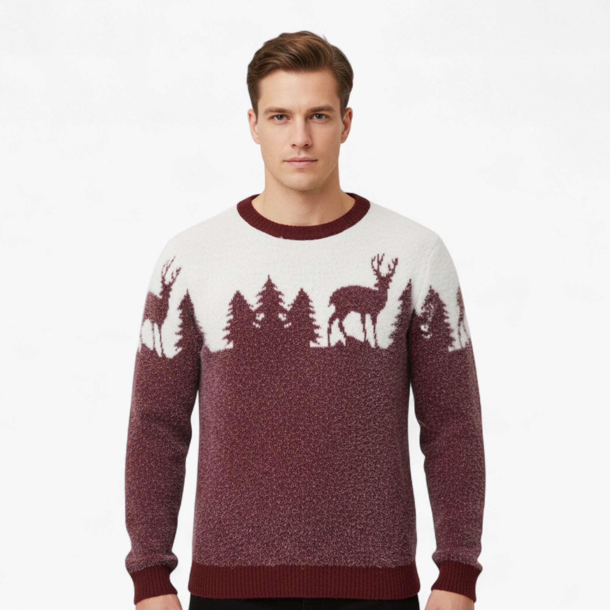 Filip | Męski sweter świąteczny Swetry Warschau Fashion