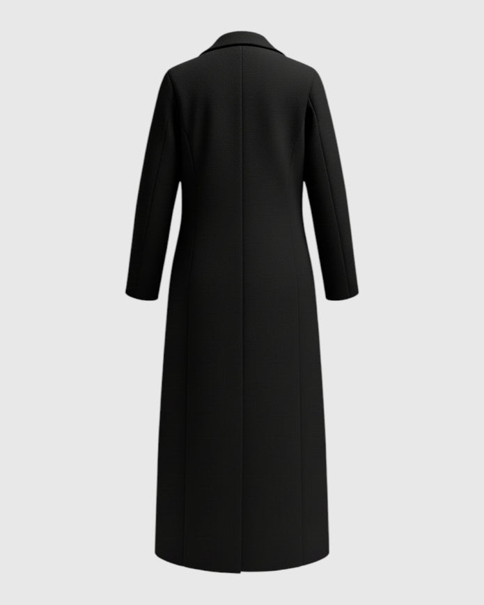 Marlene - Eleganto Płaszcz Marynarkowy z Kołnierzem i Kieszeniami Jackets Warschau Fashion