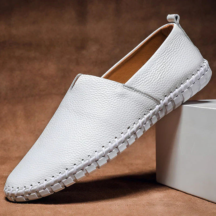 Matt - Stylowe męskie loafersy z naturalnej skóry