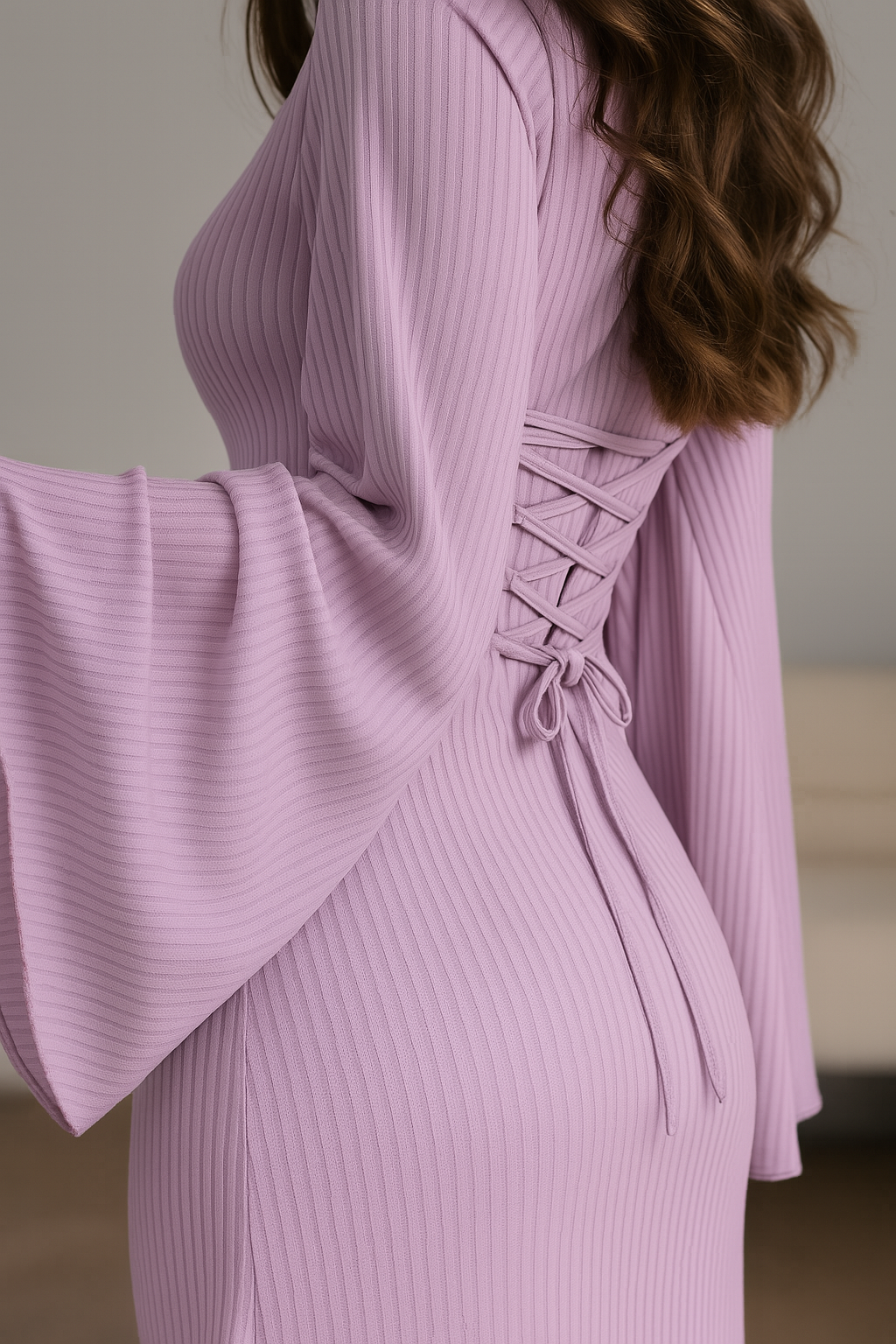 Odess | Elegancka Maxi Sukienka dla Kobiet z Długimi Rękawami