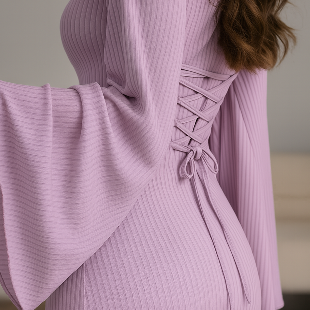 Odess | Elegancka Maxi Sukienka dla Kobiet z Długimi Rękawami