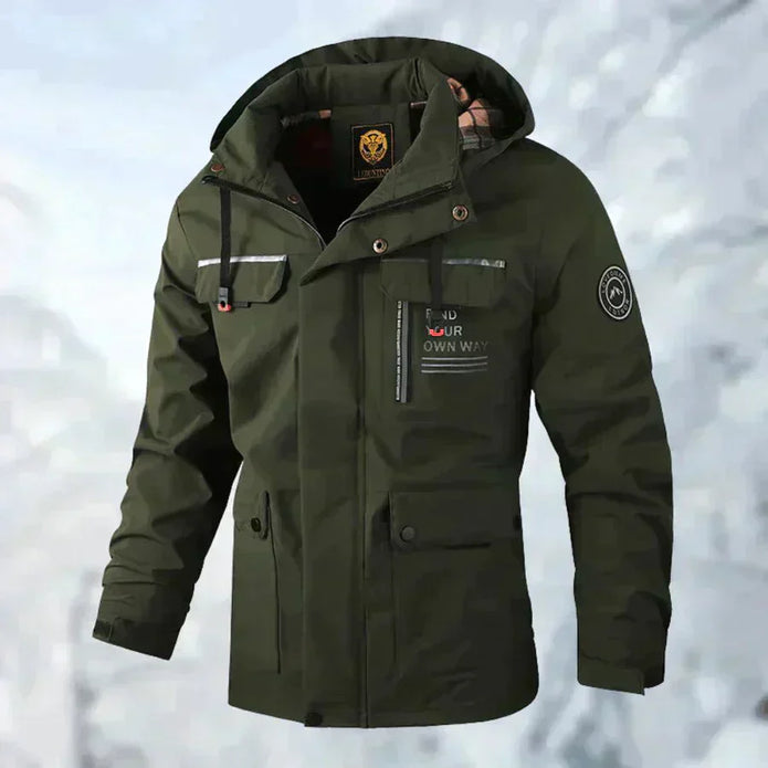 JOVA - Męska Zimowa Kurtka Kleding & Accessoires > Herenkleding > Kleding > jas > Winterjas Warschau Fashion Ciemnozielony M