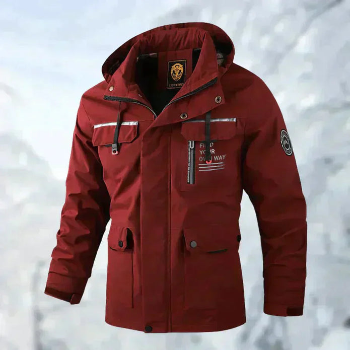 JOVA - Męska Zimowa Kurtka Kleding & Accessoires > Herenkleding > Kleding > jas > Winterjas Warschau Fashion Czerwony M