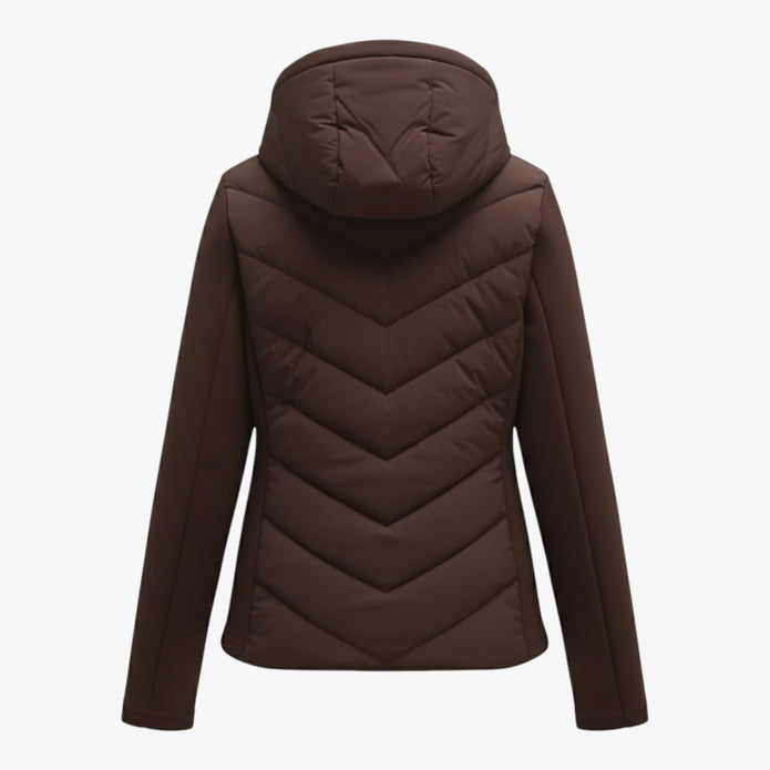 Oliwia | Damska pikowana kurtka parka zimowa Kurtki damskie Warschau Fashion