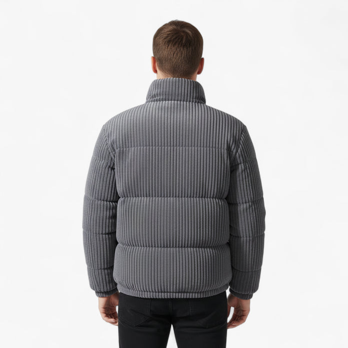 Jan | Męska Pikowana Kurtka Sztruksowa Kurtki Warschau Fashion