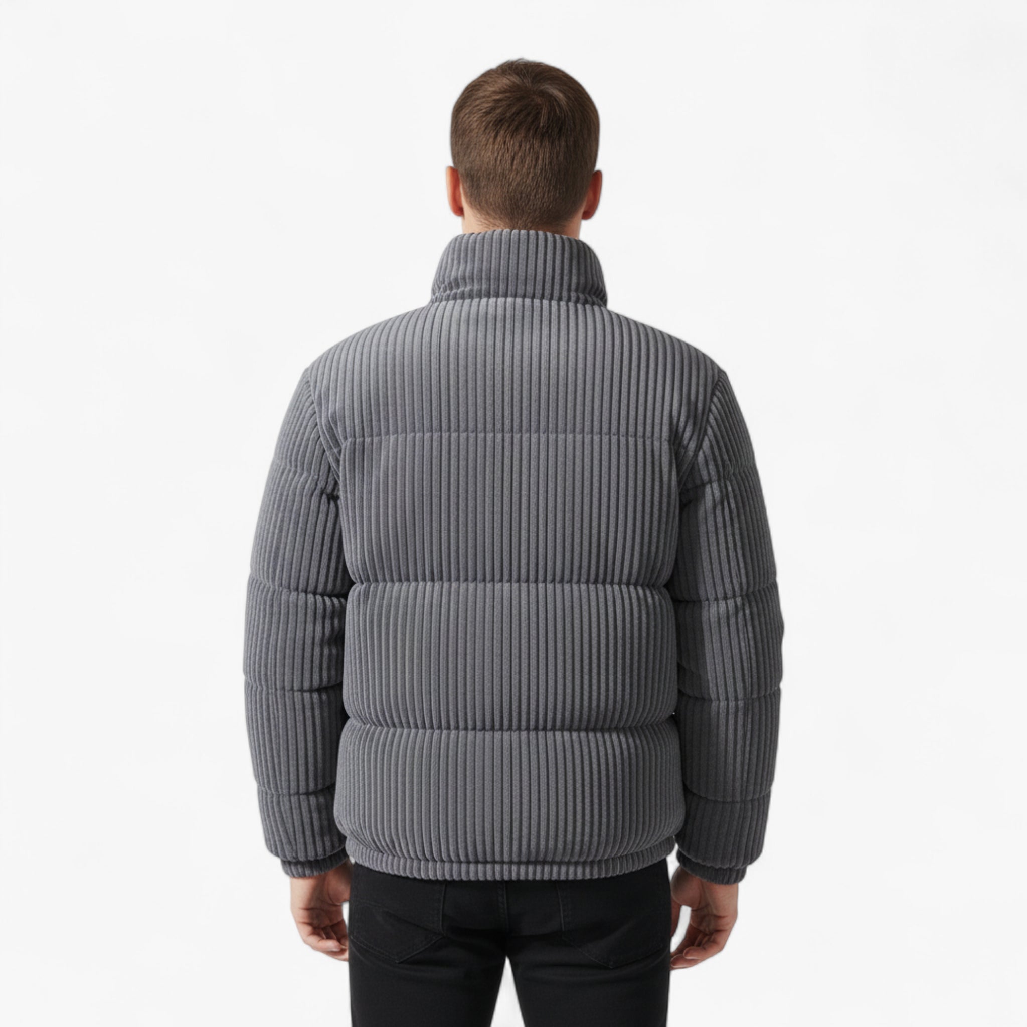 Jan | Męska Pikowana Kurtka Sztruksowa Kurtki Warschau Fashion