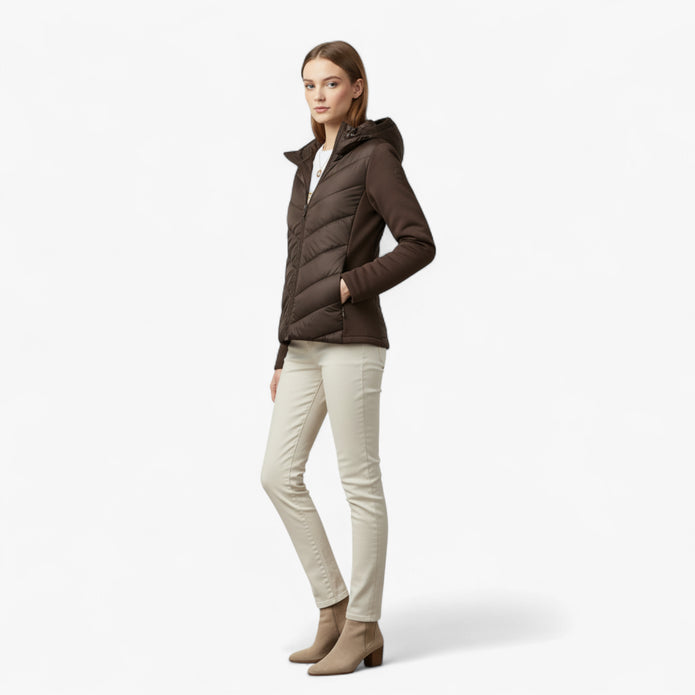 Oliwia | Damska pikowana kurtka parka zimowa Kurtki damskie Warschau Fashion