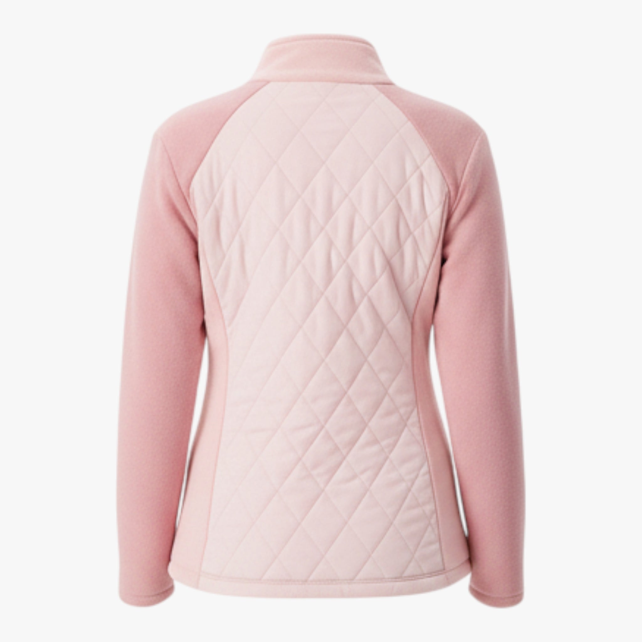 Katarzyna | Damska pikowana kurtka z naszywkami i ociepleniem Kurtki i płaszcze damskie Warschau Fashion