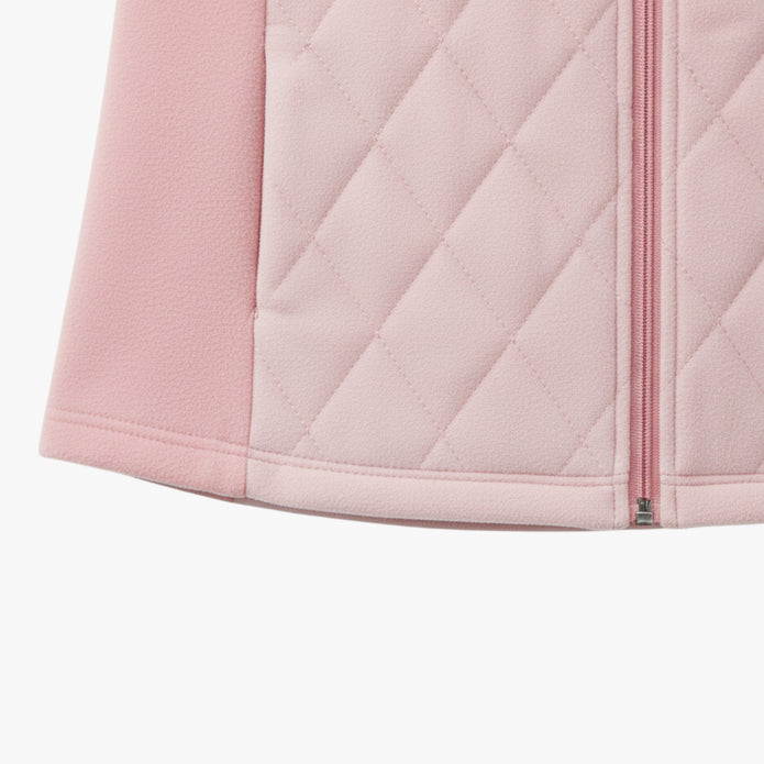 Katarzyna | Damska pikowana kurtka z naszywkami i ociepleniem Kurtki i płaszcze damskie Warschau Fashion