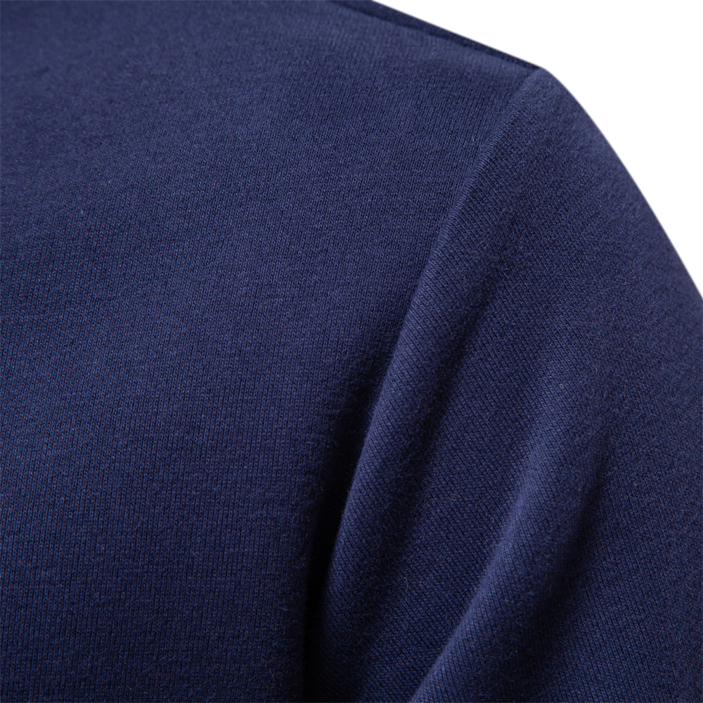 Sweter Polo z Długim Rękawem Warschau Fashion