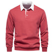 Sweter Polo z Długim Rękawem Warschau Fashion Czerwony S