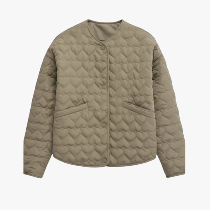 Kasia | Damska Ocieplana Kurtka Zimowa Kurtki damskie Warschau Fashion Oliwkowy XS