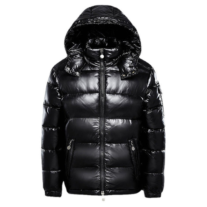Zimowa męska kurtka puchowa - Regular Fit - Puento Fortade TP 26 Kleding & Accessoires > Herenkleding > Kleding > jas > Winterjas Warschau Fashion Czarny S