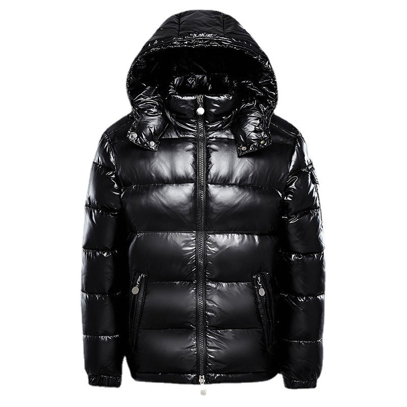 Zimowa męska kurtka puchowa - Regular Fit - Puento Fortade TP 26 Kleding & Accessoires > Herenkleding > Kleding > jas > Winterjas Warschau Fashion Czarny S