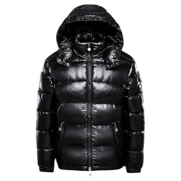 Zimowa męska kurtka puchowa - Regular Fit - Puento Fortade TP 26 Kleding & Accessoires > Herenkleding > Kleding > jas > Winterjas Warschau Fashion Czarny S