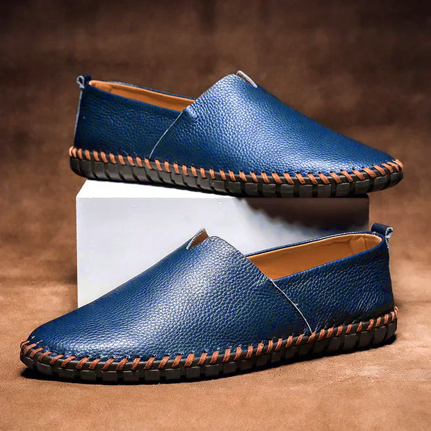 Matt - Stylowe męskie loafersy z naturalnej skóry