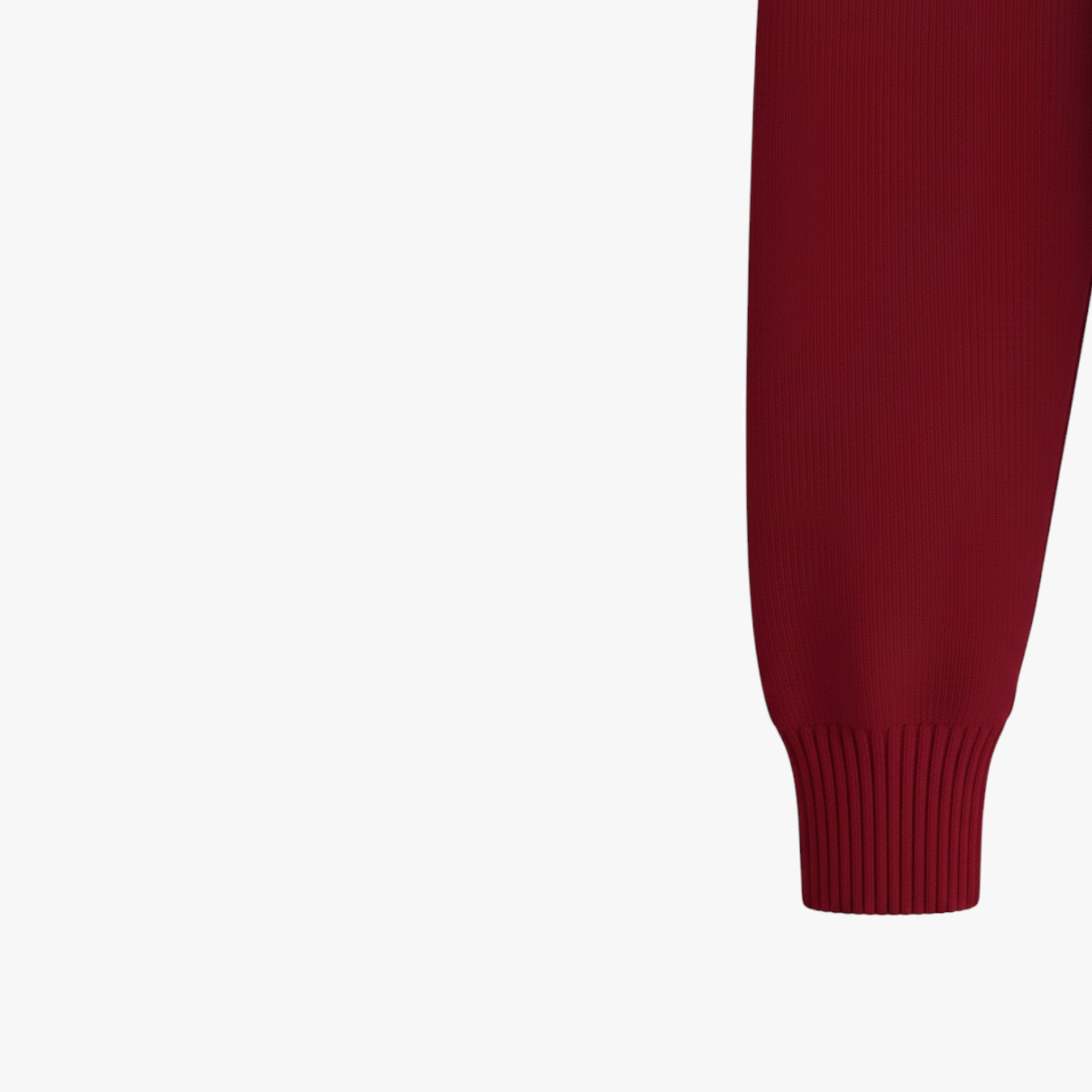 Joanna | Damski Sweter z Golfem i Kontrastową Lamówką Swetry Warschau Fashion