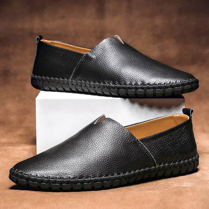 Matt - Stylowe męskie loafersy z naturalnej skóry