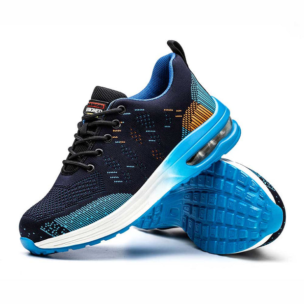 SafeSneakers Blue Air - Buty RoboSport Bezpieczeństwo Sport Praca Tworzywo Sztalowy Nosek Fire Warschau Fashion 36