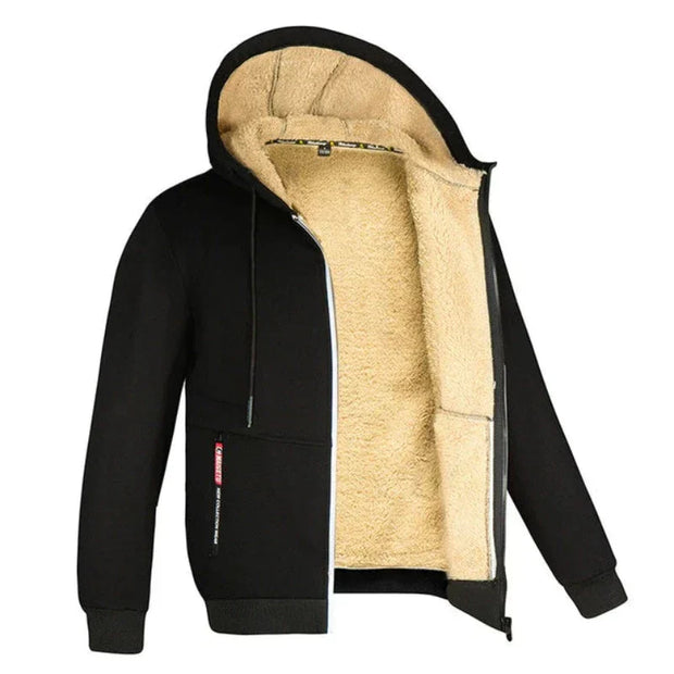 JENS - Męska Kamizelka z Wełny vest Warschau Fashion Czarny S