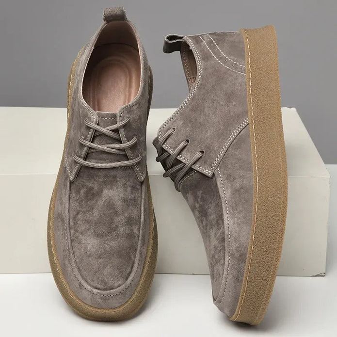 Eleganckie męskie sneakersy z wysokiej jakości zamszu