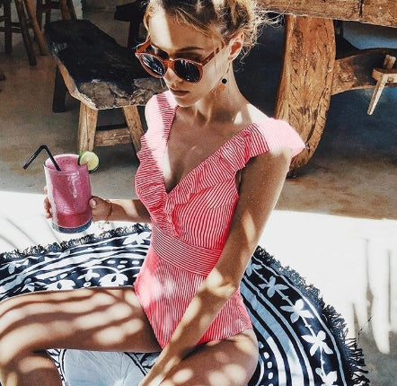Jednoczęściowy strój kąpielowy | Letnia moda plażowa dla kobiet | Alicja