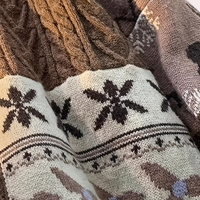 CEDRICK - Męski Wiosenny Sweter w Luźnym Stylu