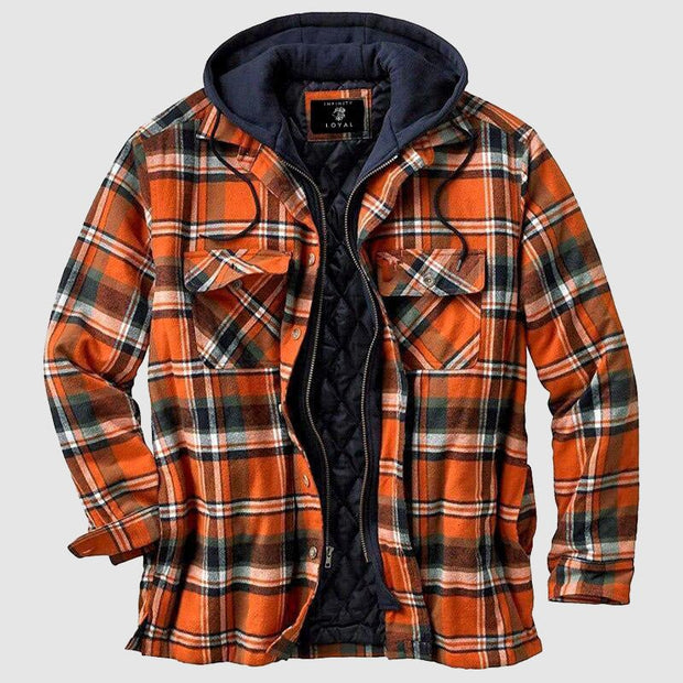 Drwalowe Kurtki Męskie Men Jackets Warschau Fashion Pomarańczowy S