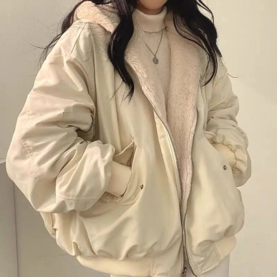 Alaricen | Kurtka zimowa dla kobiet Women Jackets Warschau Fashion Morelowy S