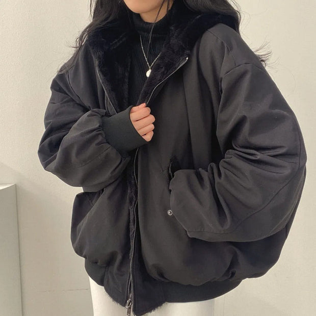 Alaricen | Kurtka zimowa dla kobiet Women Jackets Warschau Fashion Czarny S