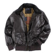 York | Męska kurtka vintage Men Jackets Warschau Fashion Brązowy XS