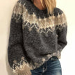 Elsa - Długi rękaw sweter w modnym stylu