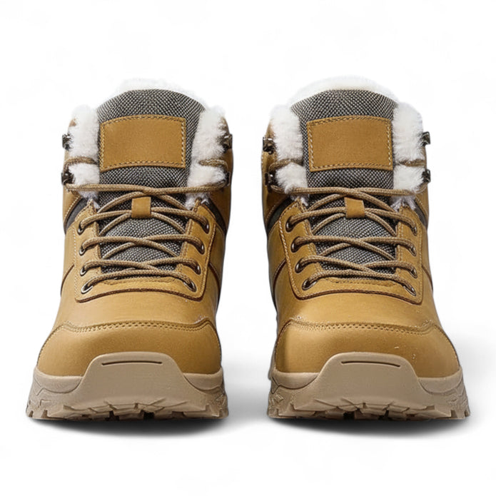 Krzysztof |  Męskie zimowe śniegowce z ciepłą pluszową wyściółką i antypoślizgową podeszwą