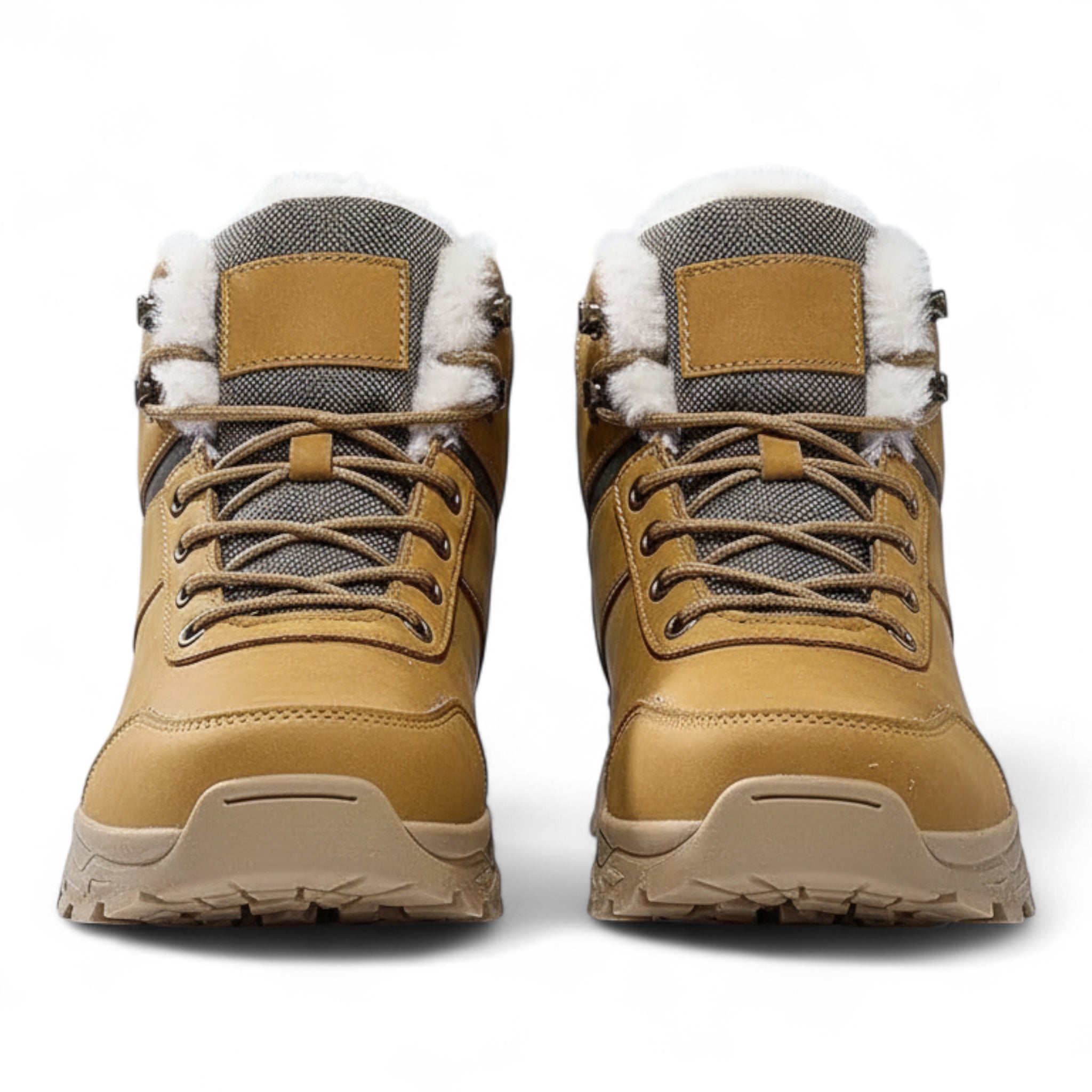 Krzysztof |  Męskie zimowe śniegowce z ciepłą pluszową wyściółką i antypoślizgową podeszwą