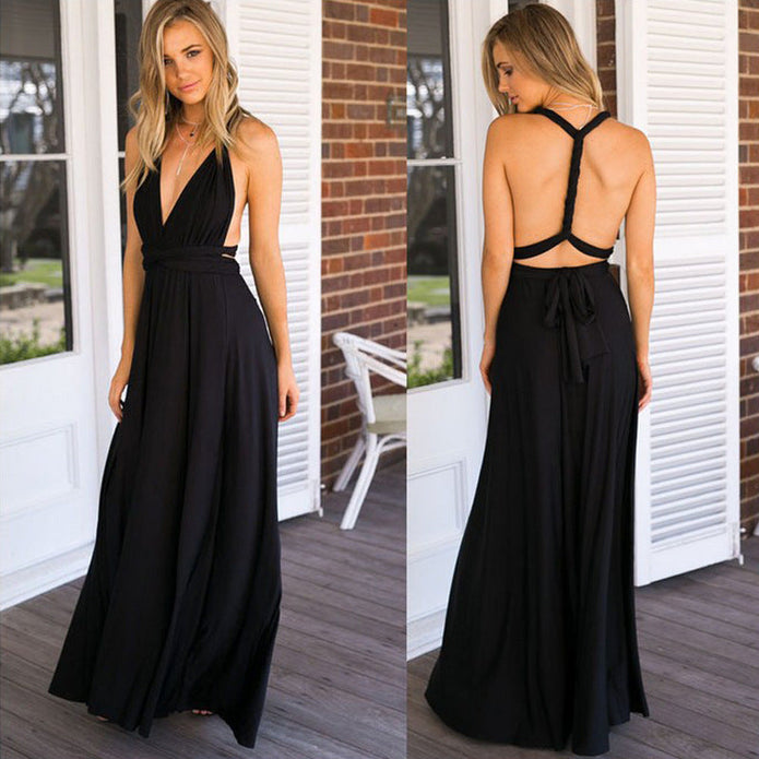 Wesley | Elastyczna Maxi Sukienka Infinity dla Kobiet | Stylowy Design