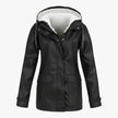 Bertha | Damska Kurtka z Kapturem Wodoodporna i Wiatroszczelna Kurtki damskie Warschau Fashion Czarny S