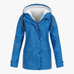 Bertha | Damska Kurtka z Kapturem Wodoodporna i Wiatroszczelna Kurtki damskie Warschau Fashion Niebieski S