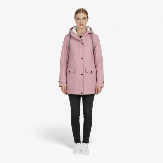 Bertha | Damska Kurtka z Kapturem Wodoodporna i Wiatroszczelna Kurtki damskie Warschau Fashion