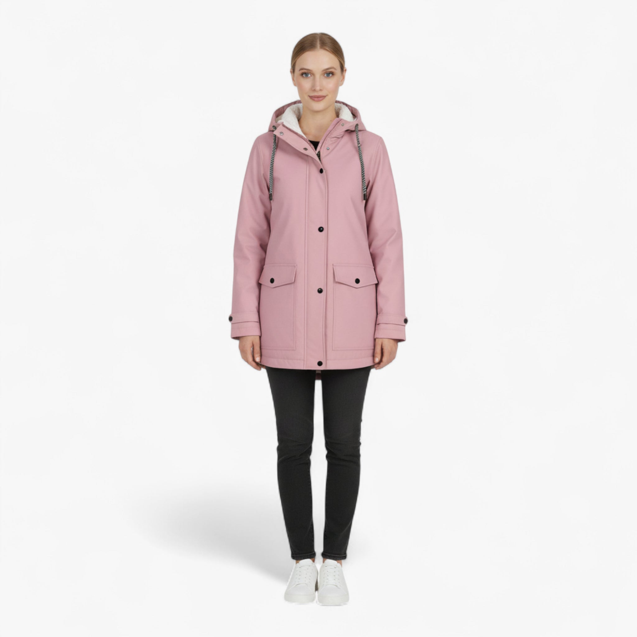 Bertha | Damska Kurtka z Kapturem Wodoodporna i Wiatroszczelna Kurtki damskie Warschau Fashion