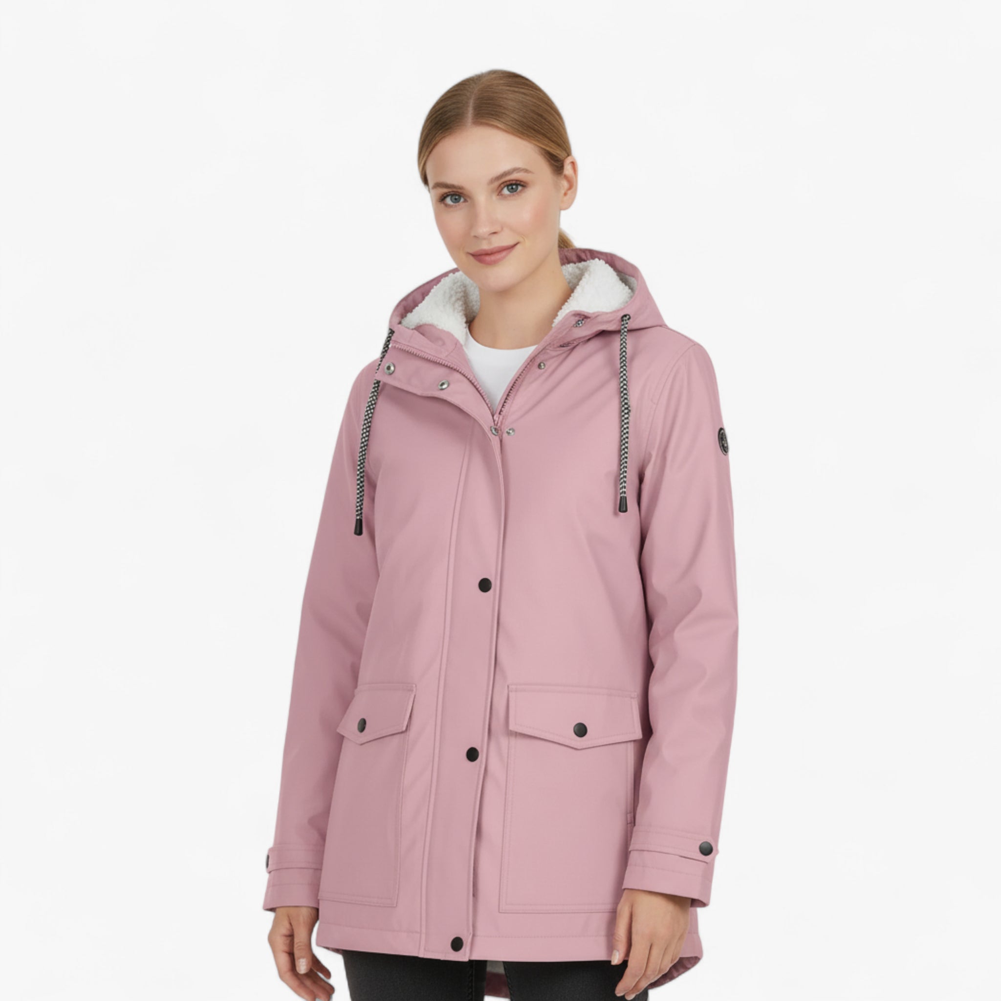 Bertha | Damska Kurtka z Kapturem Wodoodporna i Wiatroszczelna Kurtki damskie Warschau Fashion