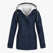 Bertha | Damska Kurtka z Kapturem Wodoodporna i Wiatroszczelna Kurtki damskie Warschau Fashion Granatowy S