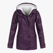 Bertha | Damska Kurtka z Kapturem Wodoodporna i Wiatroszczelna Kurtki damskie Warschau Fashion Fioletowy S
