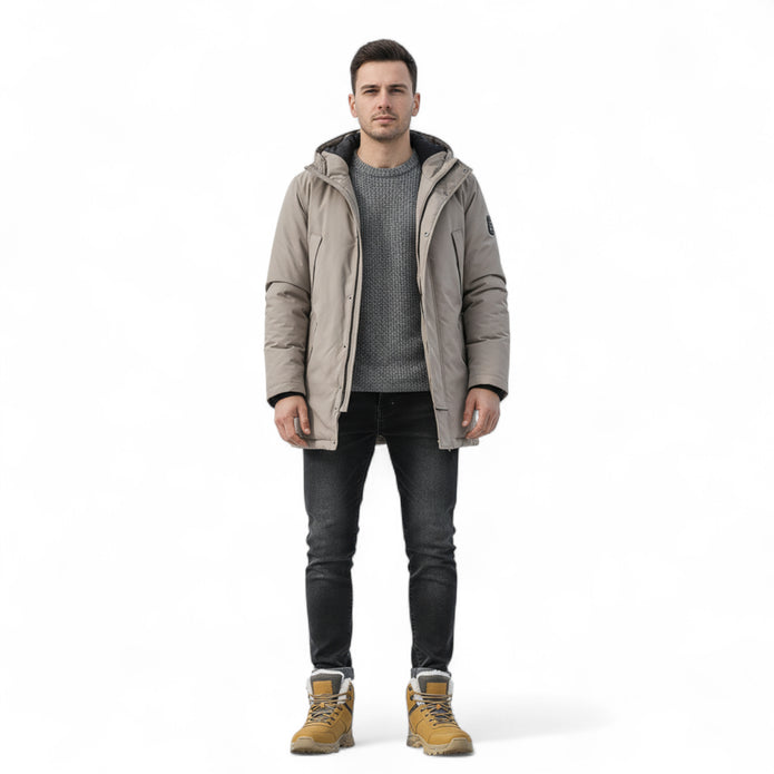 Krzysztof |  Męskie zimowe śniegowce z ciepłą pluszową wyściółką i antypoślizgową podeszwą