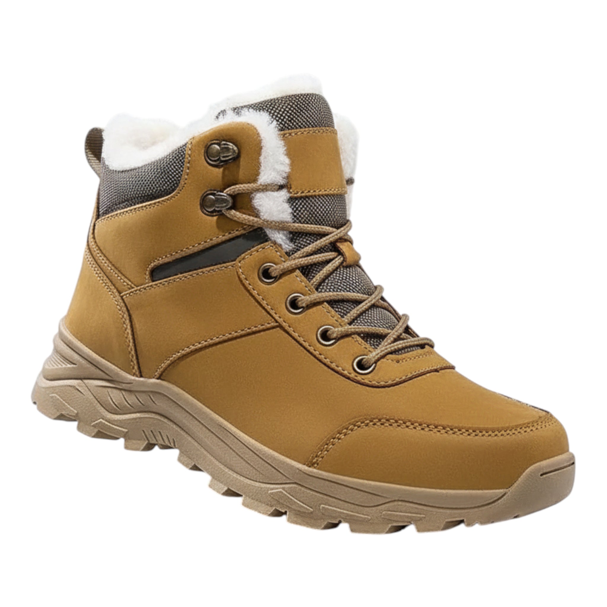 Krzysztof |  Męskie zimowe śniegowce z ciepłą pluszową wyściółką i antypoślizgową podeszwą