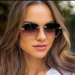 Damskie okulary przeciwsłoneczne Esmee na lato | Modny dodatek UV z ochroną w stylu streetwear